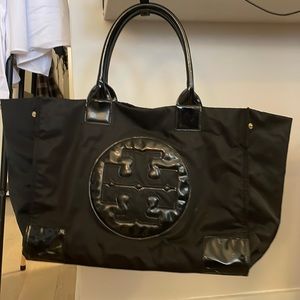 Large Nylon Tory Burch Tote - well loved
